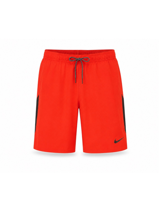 Nike Other - Nike Men’s Red/Black Lined Athletic Swim Trunks Shorts Drawstring Size Large